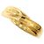 Autre Marque 18K Gelbgold-Ring mit Diamant Golden