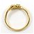 Autre Marque 18K Gelbgold-Ring mit Diamant Golden - Ansicht 3