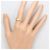Autre Marque 18K Gelbgold-Ring mit Diamant Golden - Ansicht 6