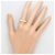 Autre Marque 18K Gelbgold-Ring mit Diamant Golden - Ansicht 8