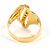 Autre Marque 18K Gelbgold-Ring mit Diamant Golden - Ansicht 4