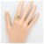 Autre Marque 18K Gelbgold-Ring mit Diamant Golden - Ansicht 7