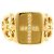 Autre Marque 18K Gelbgold-Ring mit Diamanten Golden