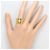 Autre Marque 18K Gelbgold-Ring mit Diamanten Golden - Ansicht 6