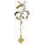 Autre Marque 18K Gelbgold- und Platinhalskette mit Diamant Golden