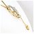 Autre Marque 18K Gelbgold- und Platinhalskette mit Diamant Golden - Ansicht 2