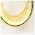 Autre Marque 18K Gelbgold- und Platinhalskette mit Diamant Golden - Ansicht 4