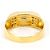 Autre Marque 18K Gelbgold-Ring mit Diamant Golden - Ansicht 4