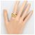 Autre Marque 18K Gelbgold-Ring mit Diamant Golden - Ansicht 7