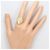 Autre Marque 18K Gelbgold-Ring mit Diamant Golden - Ansicht 7