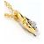 Autre Marque Collana in oro giallo 18K e platino con diamante D'oro - vista 2