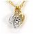 Autre Marque Collana in oro giallo 18K e platino con diamante D'oro - vista 3