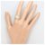 Autre Marque 18K Gelbgold- und Platin-Diamantring Golden - Ansicht 7