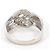 Autre Marque PT900 Platinring mit Diamant - Ansicht 4