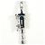 Autre Marque Bracciale con charm in platino PT850 con diamante - vista 4