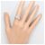 Autre Marque PT850 Platinring mit 0.46ct Diamant - Ansicht 7