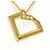 Autre Marque Collana in oro giallo 18K con diamante D'oro