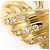 Autre Marque 18K Gelbgold-Ring mit Diamant Golden - Ansicht 2