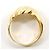 Autre Marque 18K Gelbgold-Ring mit Diamant Golden - Ansicht 3