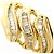 Autre Marque 18K Gelbgold-Ring mit Diamant Golden - Ansicht 2