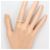 Autre Marque 18K Roségold-Ring mit Diamant Golden - Ansicht 6