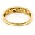 Autre Marque Anello a fascia in oro giallo 18K con diamante D'oro - vista 4