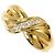 Autre Marque 18K Gelbgold-Ring mit Diamant Golden