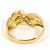 Autre Marque 18K Gelbgold-Ring mit Diamant Golden - Ansicht 4