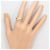 Autre Marque 18K Gelbgold-Ring mit Diamant Golden - Ansicht 7