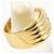 Autre Marque Anello a fascia elegante in platino e oro giallo D'oro - vista 3