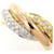 Autre Marque Eleganter Ring mit Diamant Golden - Ansicht 2