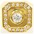 Autre Marque 18K Gelbgold Diamantring Golden - Ansicht 2