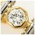 Autre Marque 18K Gelbgold- und Platin-Ring mit Diamant Golden - Ansicht 2