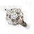 Autre Marque PT900 Platinring mit Diamant
