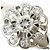 Autre Marque PT900 Platinring mit Diamant - Ansicht 2