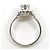 Autre Marque PT900 Platinring mit Diamant - Ansicht 3