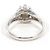 Autre Marque PT900 Platinring mit Diamant - Ansicht 4