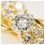 Autre Marque 18K Gelbgold-Ring mit Diamant Golden - Ansicht 2