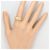 Autre Marque 18K Gelbgold-Ring mit Diamant Golden - Ansicht 6