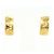 Autre Marque Pendientes de clip en oro de 14K Dorado