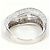 Autre Marque 18K Weißgold-Ring mit Diamant Golden - Ansicht 3