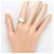 Autre Marque 18K Weißgold-Ring mit Diamant Golden - Ansicht 7