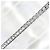Autre Marque Bracciale con charm in oro bianco 18K con diamante D'oro - vista 2
