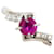 Autre Marque Platinring mit Diamant