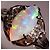 Autre Marque Platinring mit Opal und Diamant - Ansicht 3