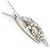 Autre Marque Elegante collar de oro blanco de 18K con diamantes marrones Castaño Dorado - vista 2