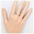 Autre Marque 18K Weißgold Diamantring Golden - Ansicht 7