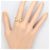Autre Marque 18K Gelbgold-Ring mit Diamant Golden - Ansicht 7