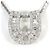 Autre Marque Collana in oro bianco 18K e diamanti D'oro