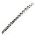 Autre Marque Bracciale con charm in oro bianco 14K con diamante D'oro